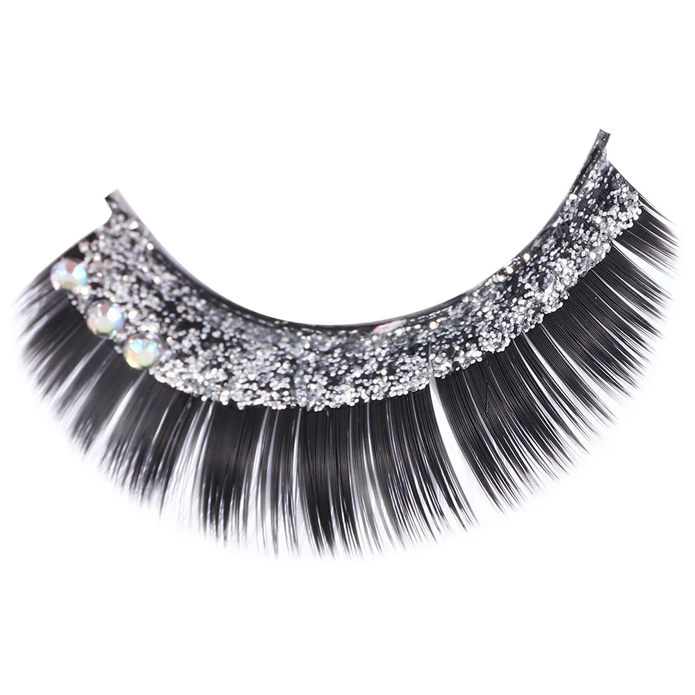 1 пара натуральных длинных густых накладных ресниц накладные ресницы с