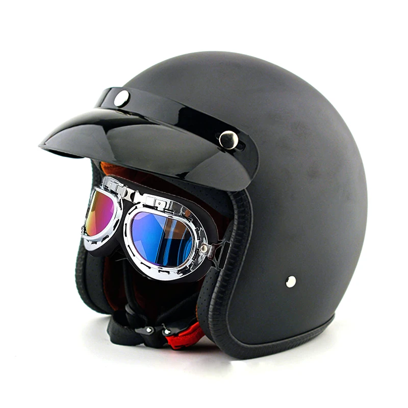 Мотоциклетный шлем Casco винтажные шлемы 3/4 самокат реактивный гоночный для езды на