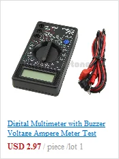 1000 V 20A тонким наконечником иглы мультиметровый тест зонд/цифровой мультиметр тестер 828 акция