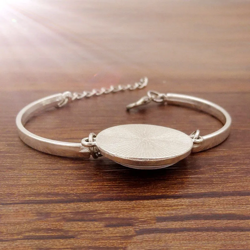 

4-piece Necklace, Bracelet, Earrings Set, Handmade Alloy Accessories Gifts for Grandmother and Granddaughter