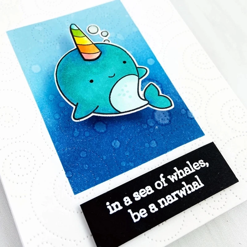 

Hello Friend Dolphin Metal Cutting Dies and Rubber Stamps Letters for Scrapbooking Stencil Album Make Template Decor Model Craft