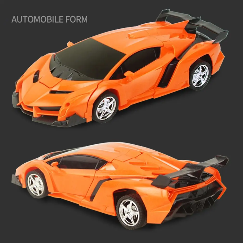 

Car Transformation Robots Sports Vehicle Model Robots Toys Wireless Charging Cool Deformation Car With Battery Kids Toys