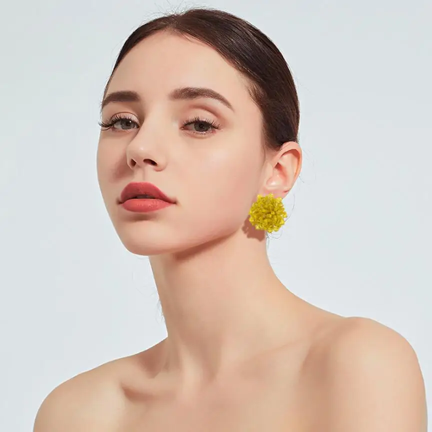 

1 пара идеально подходит в богемном стиле серьги для женщин в этническом стиле ручной работы из бисера серьги штифты Серьги Свадебная вечер...