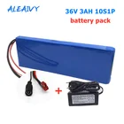 36 В 10S1P 3 Ач 42 в 3200 мАч 18650 литий-ионный 36 В Аккумулятор для электровелосипеда, электровелосипеда, скутера 20A BMS 500W T Pluy + DC5.5 * 2,1 2A