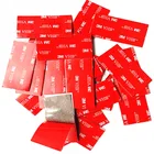 Термостойкая двусторонняя клейкая лента, 3 м, 10 шт.лот, водонепроницаемая, не оставляющая следов, для автомобиля, офиса, домашнего декора