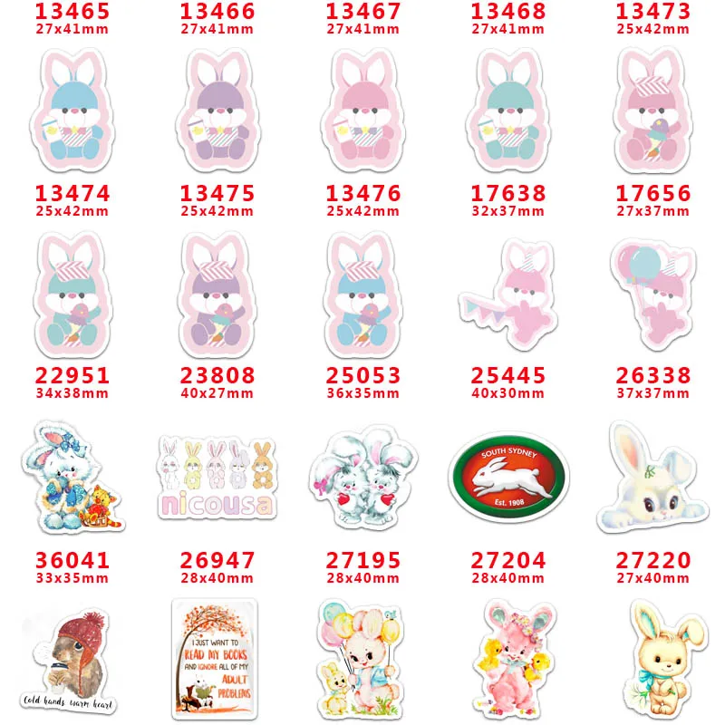 Товары для рукоделия аксессуары шитья мультяшный Пасхальный кролик печатная