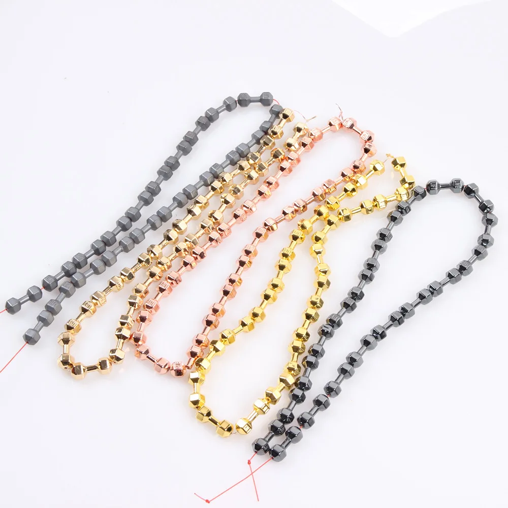 

Немагнитное Покрытие Из Натурального Гематита и бусин, аксессуары для самостоятельного изготовления ожерелья, браслета