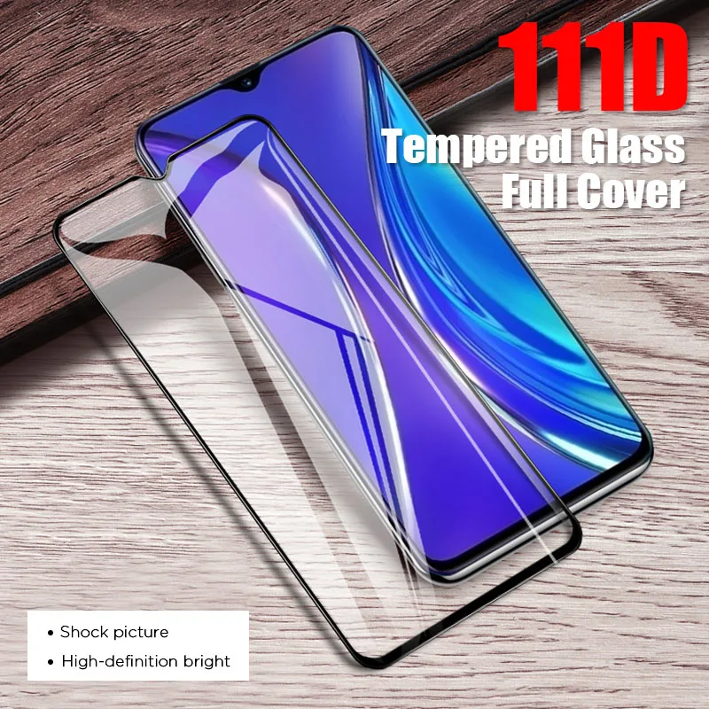 111D покрытие все Клей закаленное стекло для Realme 2 3 5 Pro 3i 5S полное экрана Защитная