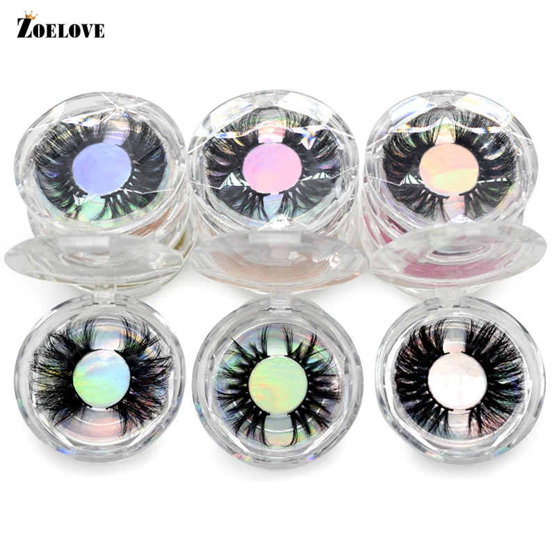 25 мм норковые ресницы 30 пар в объем ресниц Чехол упаковка поставщика