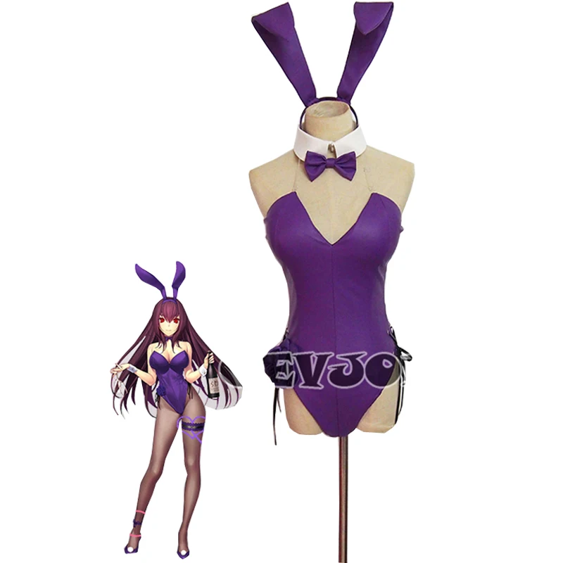 Костюм для косплея Fate Grand Order Scathach костюм бармена Привлекательное платье Банни