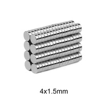 1003000pcs 4x1 5 mm neodymium magnet permanent mini small round magnet 4x1 5mm thin powerful magnetic magnets disc 41 5 mm