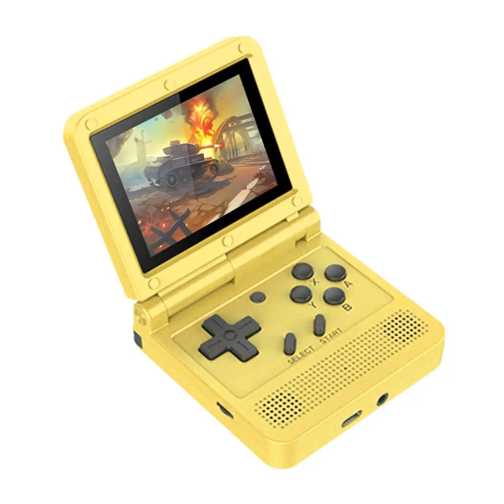 

Игровая консоль POWKIDDY V90, портативная ретро-консоль, 3,0 дюймов, IPS-дисплей, встроенные 3000 классических игр