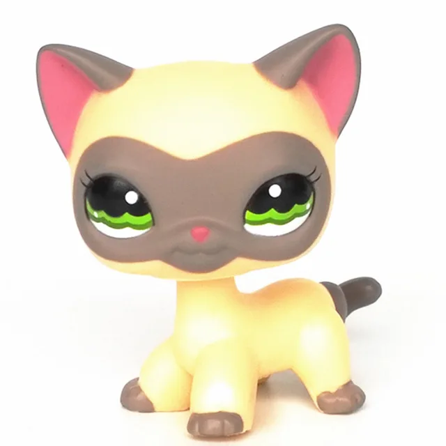 Игрушки из аниме lps Pet Shop стоячая маленькая кошка с короткой шерстью розовая