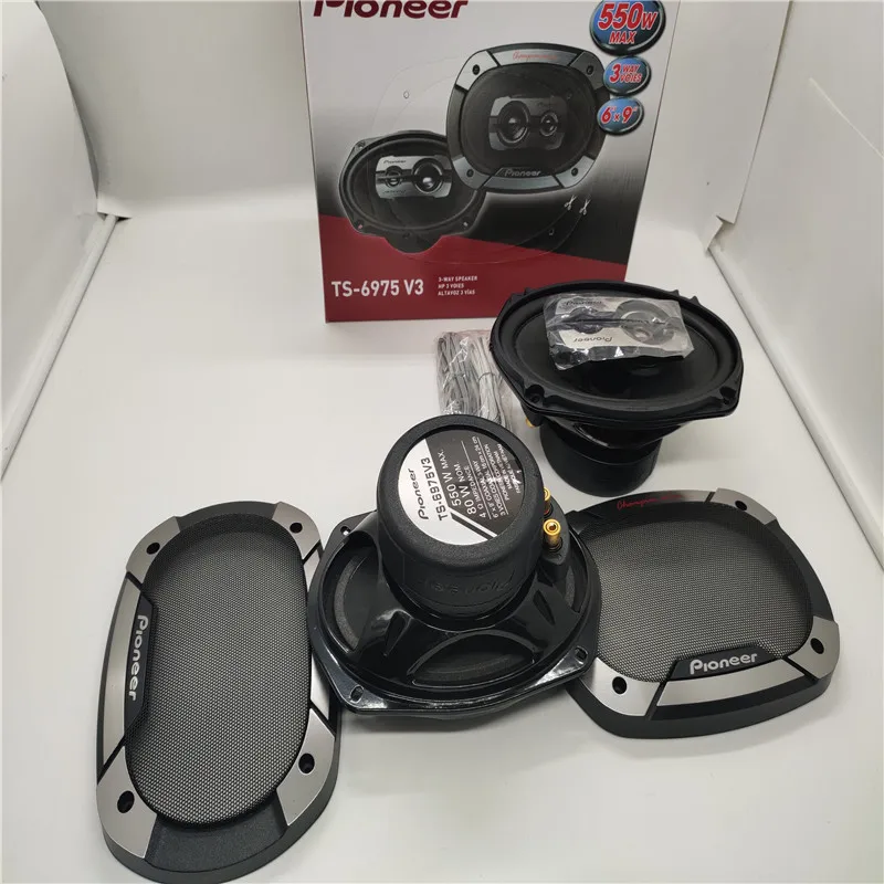 Free Shipping 1 Set Pioneer TS-6975 V3 550 Watt MAX 80W NOM 6&quot x 9&quot 3-Way Coaxial 3-WAY 3VOIES Car Audio Speaker IN STOCK |