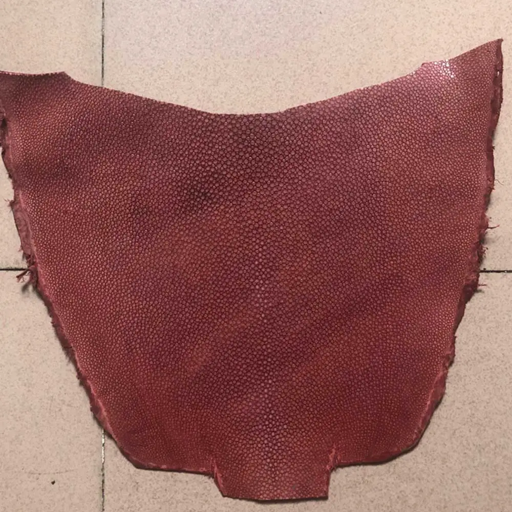 Высококачественная настоящая кожа ската натуральная ремесло сделай сам пояс нож