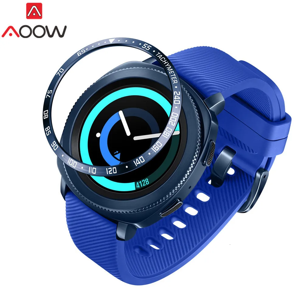 Ободок кольцо стиль для samsung Galaxy Watch 42 мм/шестерни Спорт клейкая крышка против царапин Нержавеющая сталь защита аксессуары