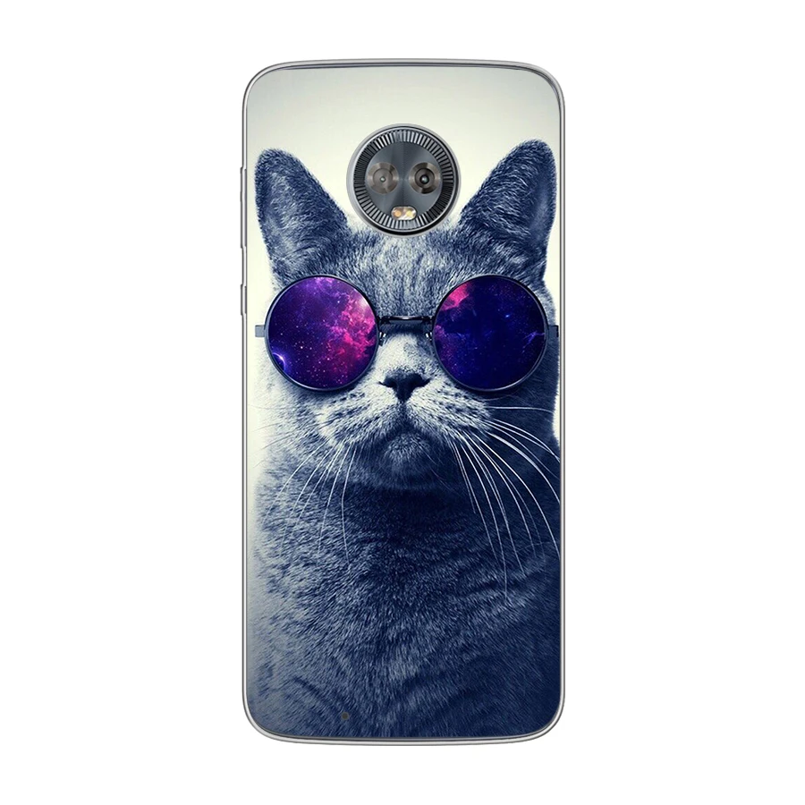 

Animal Cute Cat Case for Motorola Moto G9 Play G8 G10 G7 G6 E7 E6 E6s E5 E4 Plus Play Power Lite Soft TPU Phone Cases Cover Capa