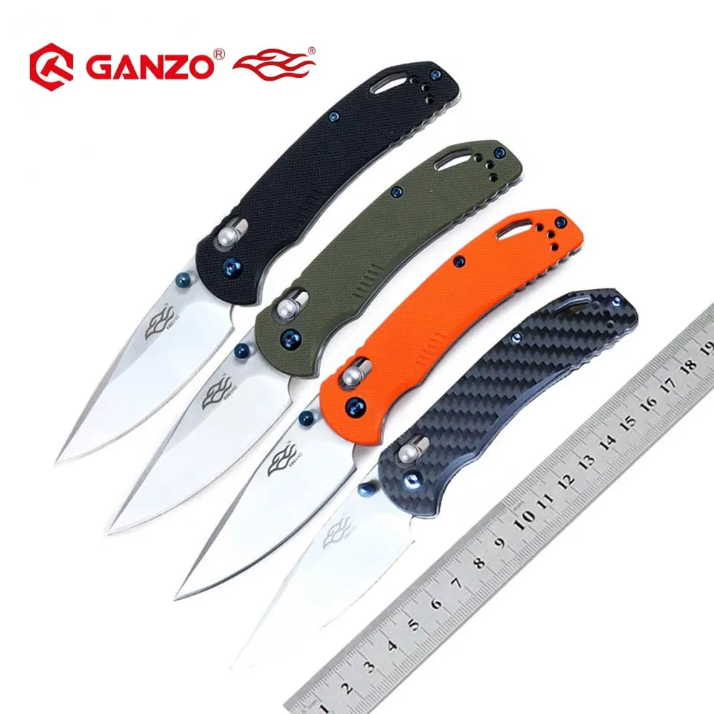 Жар Ganzo F753M1 58 60HRC 440C G10 или углеродного волокна ручка складной Ножи для выживания