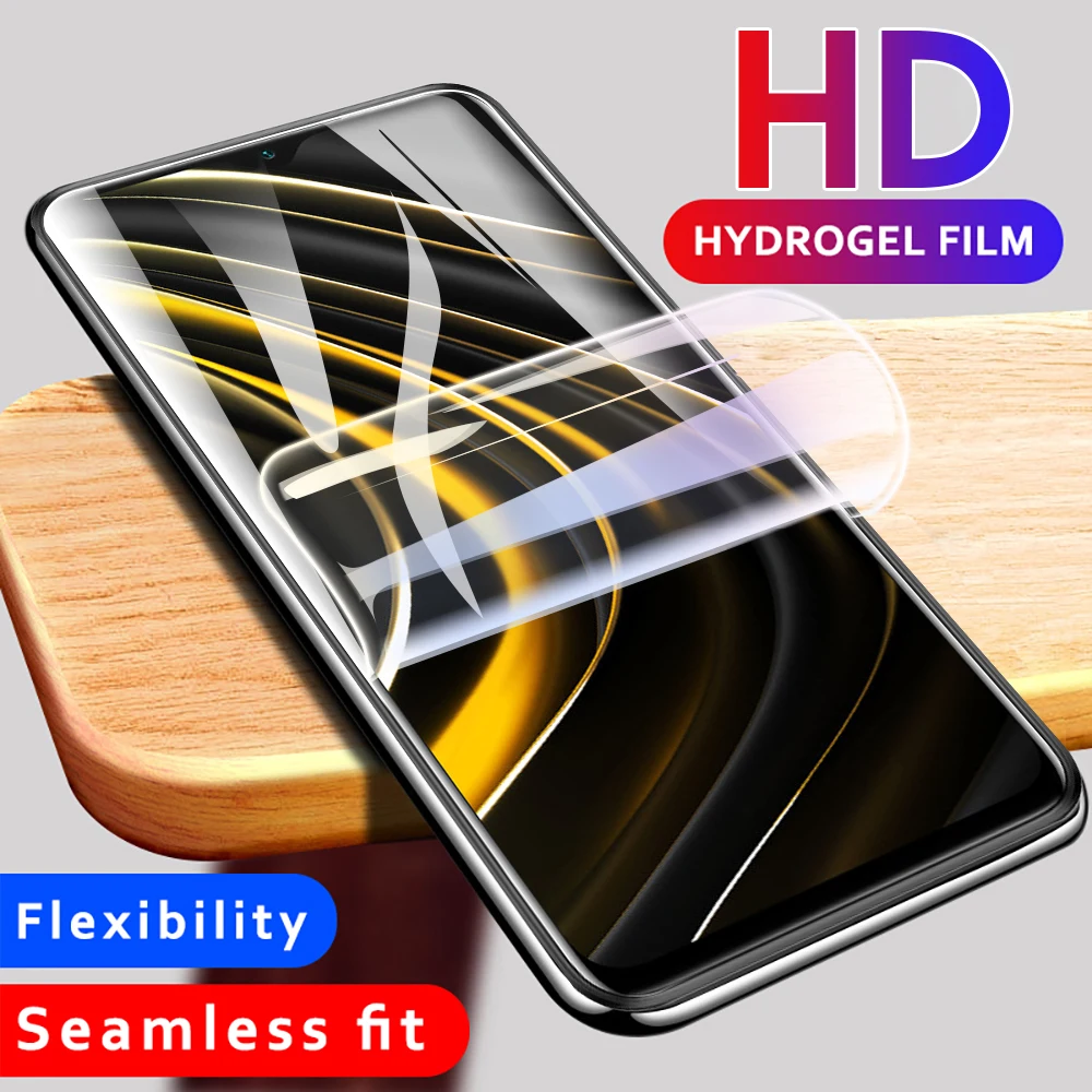 

Закаленное стекло для Xiaomi Poco M3 X3, Poco X3 NFC, Защитная пленка для экрана, гидравлическая пленка для Xaomi Poco M3 X 3 NFC, защитная пленка