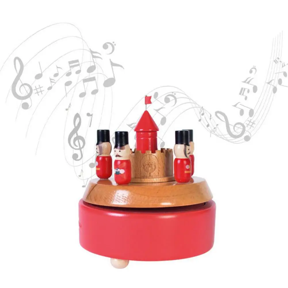 

Round Rotating Christmas Nutcracker Music Box For Lover Girlfriend Kids Birthday Christmas Gift Christmas Decoration Ornament