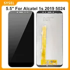 ЖК-дисплей 5,5 дюйма для Alcatel 1S 2019 OT5024 5024D 5024A 5024, ЖК-дисплей + панель сенсорного экрана, замена и ремонт телефона