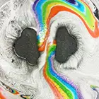Радужное мыло, соль для ванны, зернистость, очищающая кожу, пузырьки для ванны, разноцветные пузырьки для ребенка C8o6