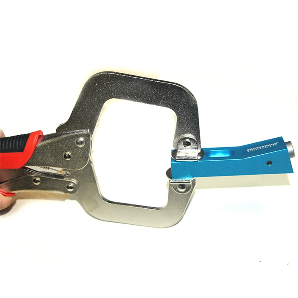 

Woodworking Pocket Hole Jig Kit Angle Drill Guide Set Puncher Locator With Core Drill Bit For DIY Carpentry Tools