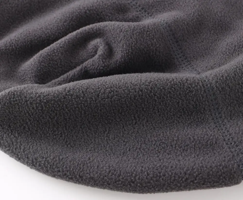 Мужская и женская дышащая Зимняя Шапка бини из мягкого флиса однотонная теплая