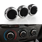 Автомобильная Кнопка кондиционера 3 шт.компл. для Toyota YARIS VIOS VITZ Vela ECHO XP10 SCION XB Celica, поворотный переключатель, Ручка переменного тока