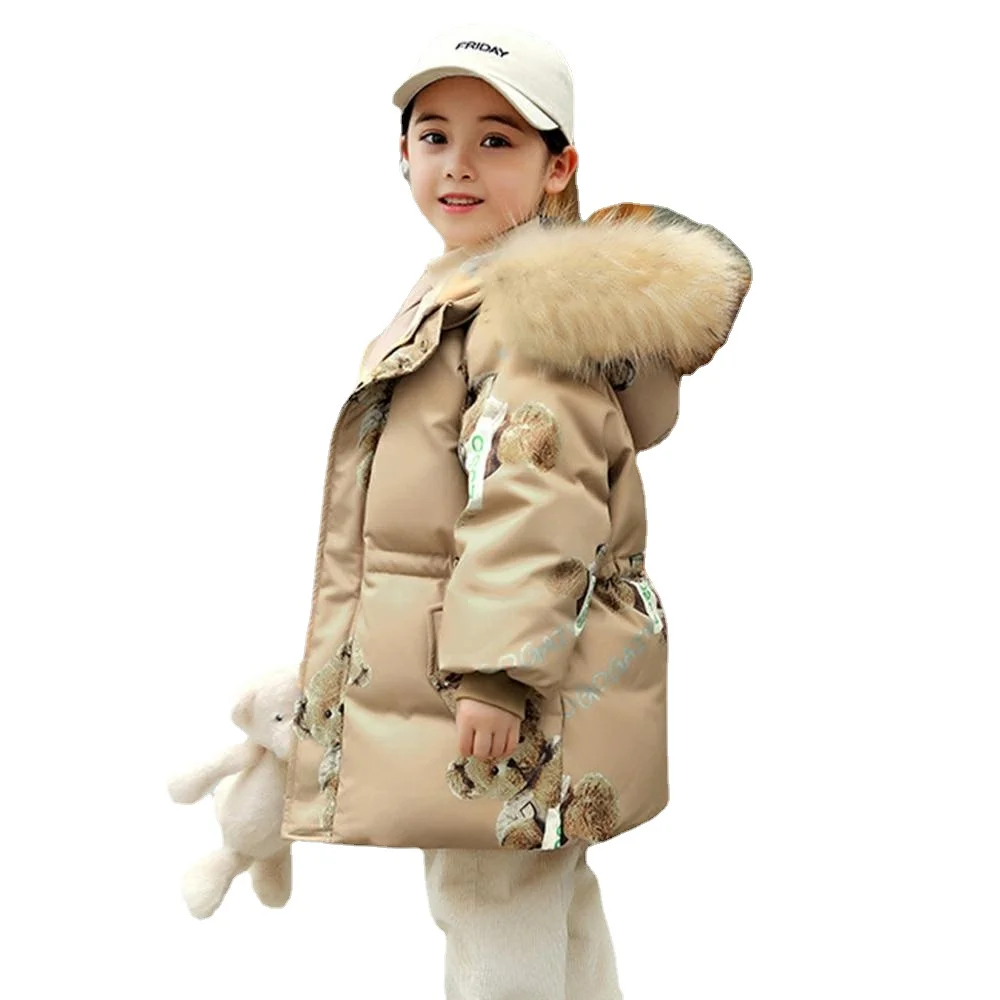 

-30 degrees Children Down Jacket Winter Parka for girls clothing Clothes Baby long Coat Ski suit Thicken Kids Snowsuit 1-8 Years