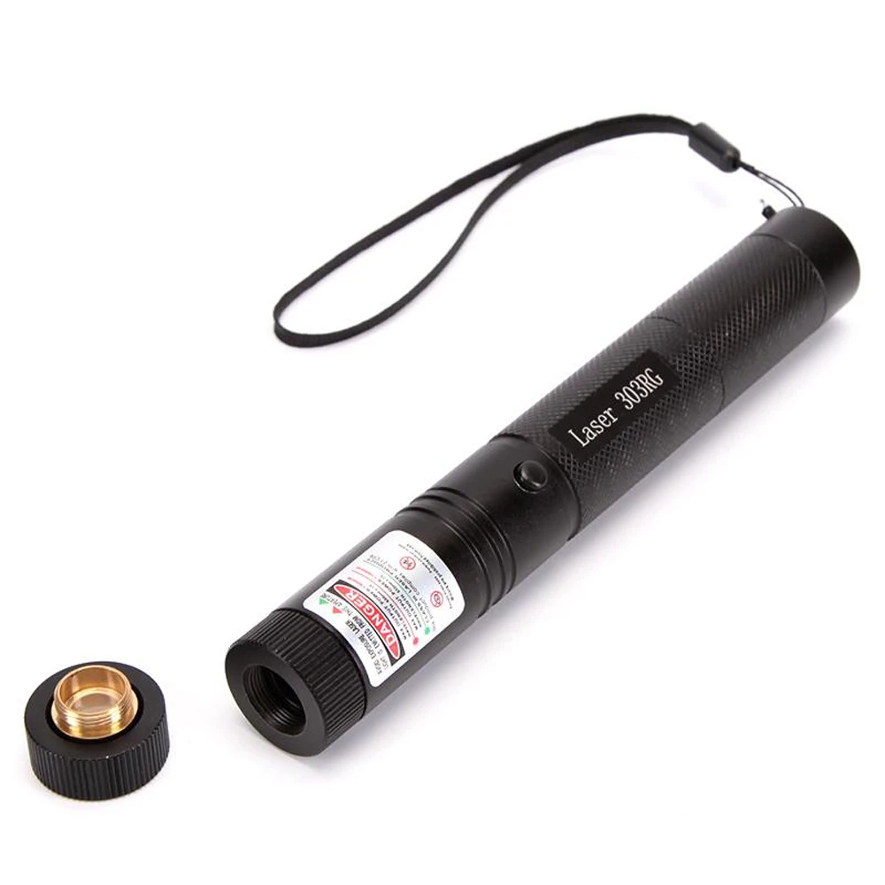 Высокомощные гибридные красные и зеленые лазерные указки 2 в 1 с регулируемым