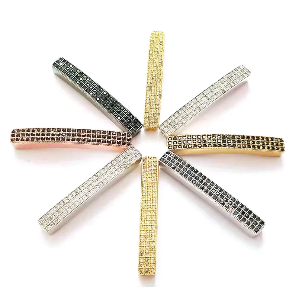 

10pcs CZ bead spacers for women DIY jewelry accessories S23