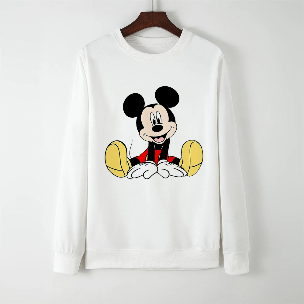 

Disney Mickey Printed Sweatshirt School Hoodie University Spring and Autumn Coat Long Sleeve Vogue Spain France 90S Harajuku