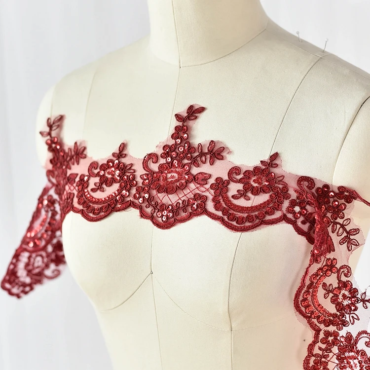 3 ярда/партия изысканные цвета отделка автомобильных костей 11 5 см ширина