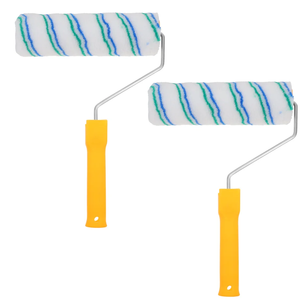 

2Pcs Household Painting Rollers Portable Roller Brushes Drawing Rollers
