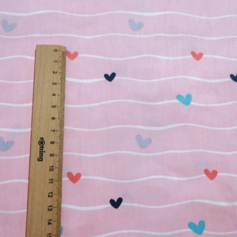 100% хлопок саржевая ткань постельные принадлежности детская Лоскутная Ткань