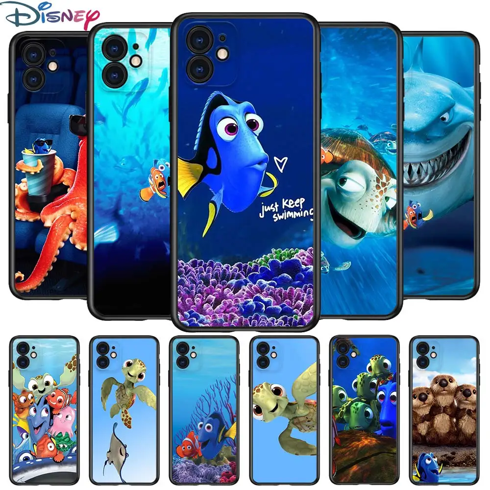 Футболки с рисунком из мультфильма В поисках Немо для Apple iPhone 12 Pro Max Мини 11 XS X XR 6S 6 7