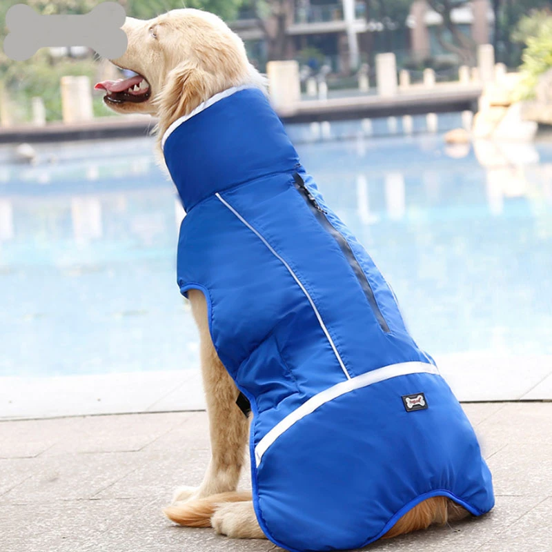 Собака жилет куртка Костюмы осень-зима водонепроницаемая одежда для собак