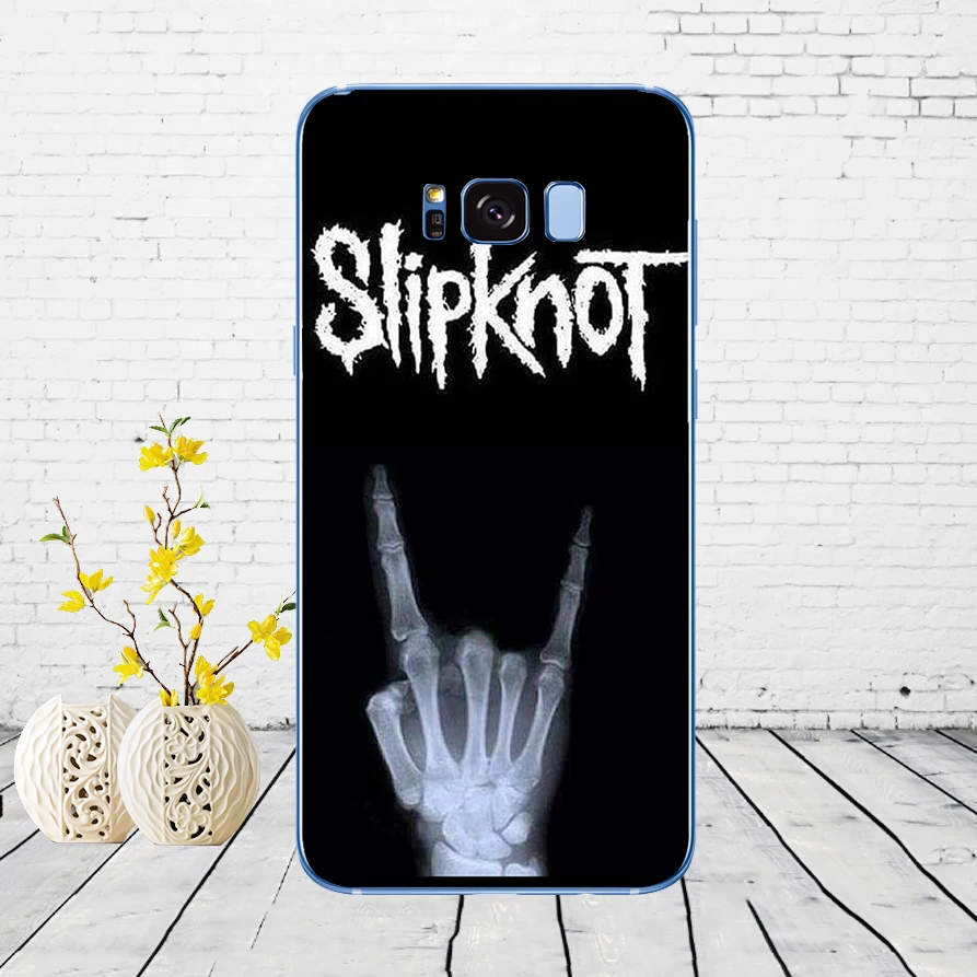 277DD Лидер продаж Slipknot рок Мягкий силиконовый чехол для Samsung Galaxy S6 S7 край S8 S9 S10 плюс A70 A50 чехол