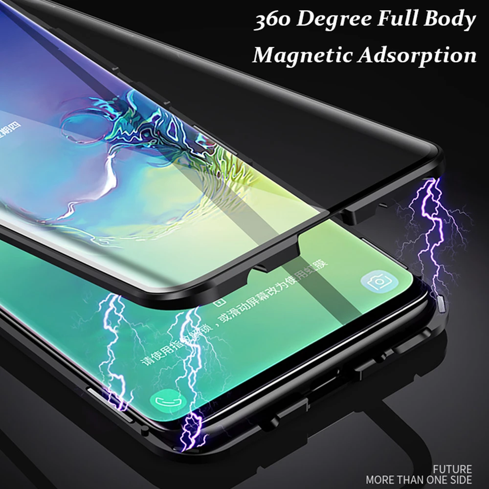 Двухстороннее закаленное стекло для samsung S10 S9 S8 Plus Note 9 8 360 Защитный чехол