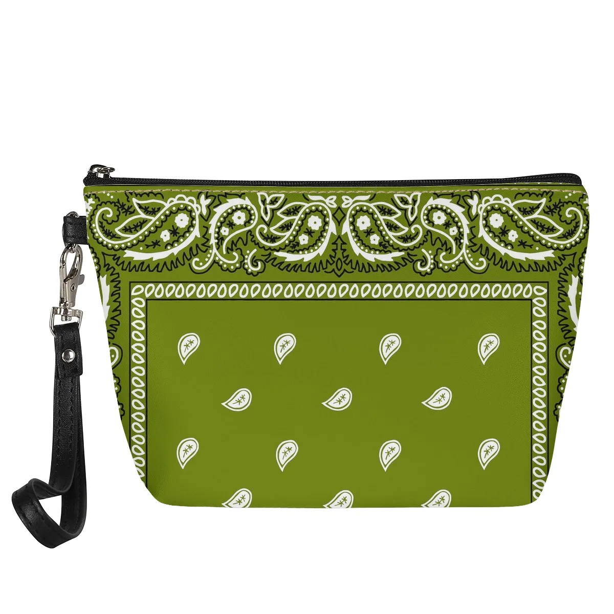 

Polynesian Traditional Tribal Printed PU Leather Bandana Cosmetic Bag Customized Cosmetic Bag New Design Girl fashion handbag