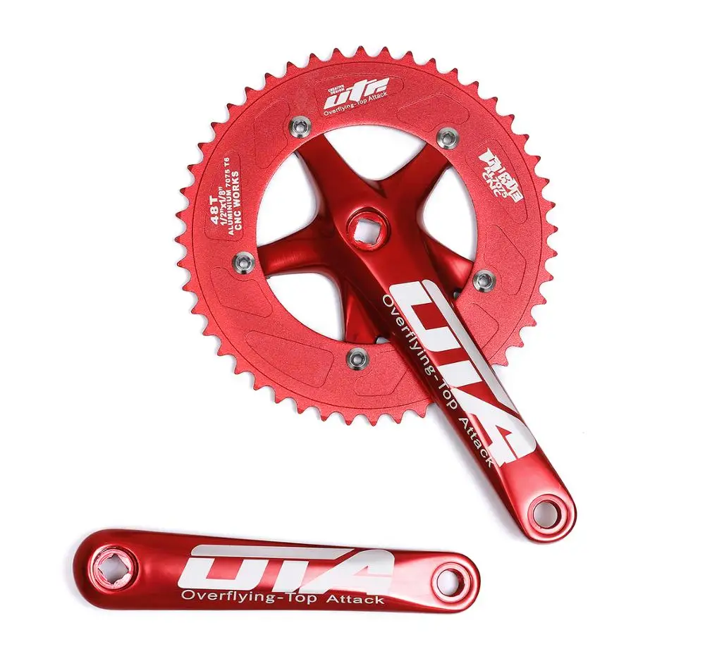 48T fixie велосипед Crankset OTA biciclet алюминиевый сплав односкоростной трек шоссейный с