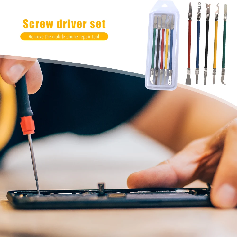 

5pcs IC Chip CPU Remove Tool Strong Toughness Electric Portable for Phone BGA Maintenance Glue Cleaner Thin Blade