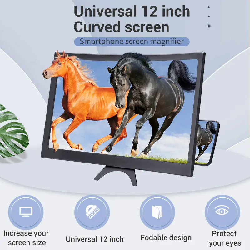 Проектор movil увеличительное стекло для телефона усилитель 12 дюймов 3d hd