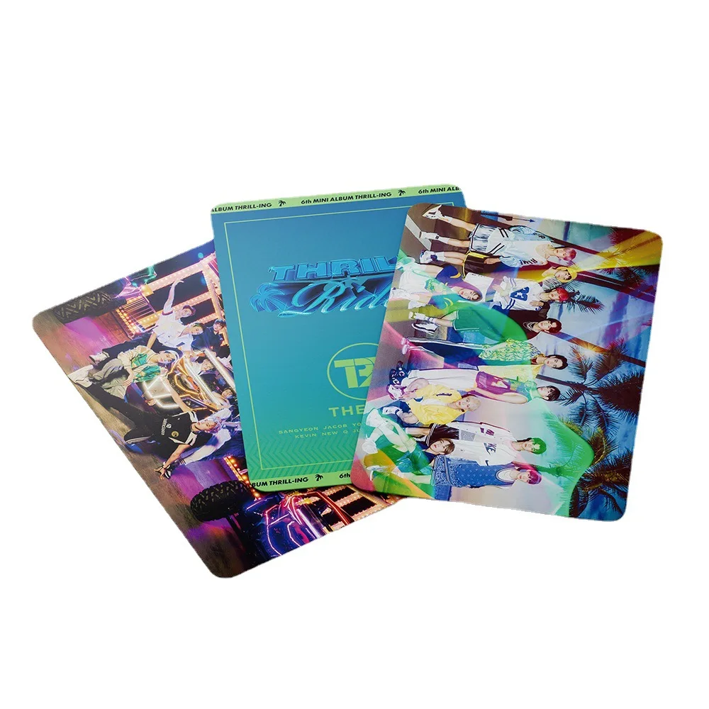 54 шт./компл. Kpop THE BOYZ Lomo Cards высокое качество K-pop Photocard The 6th альбом THRILL-ING Новые