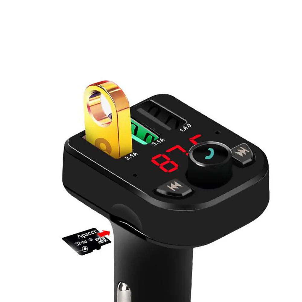 Микро кабель цифровой адаптер для зарядки автостайлинг Bluetooth FM передатчик