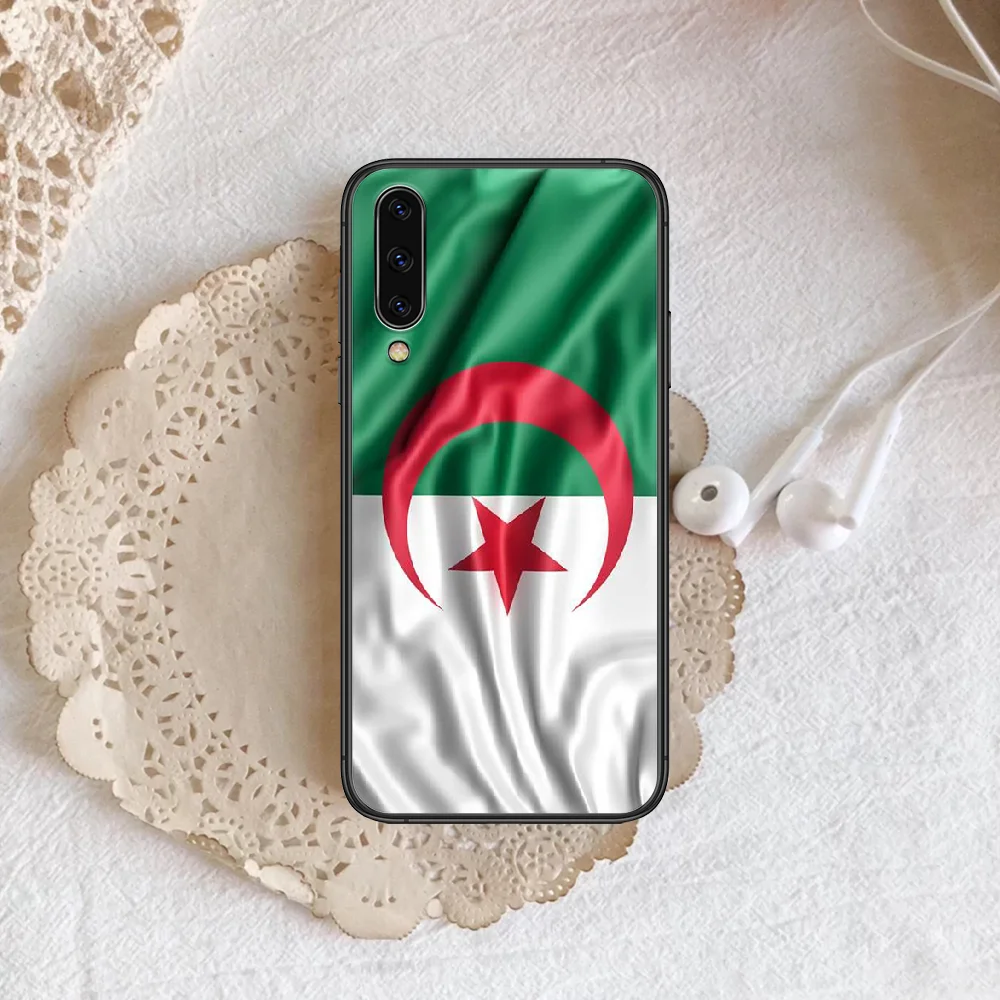 

Algeria Flag Phone Case Cover For Samsung Galaxy A10 A11 A20 E A21 A30 A40 A41 A50 A51 A70 A71 A81 S 4G 5G black Back 3D Shell