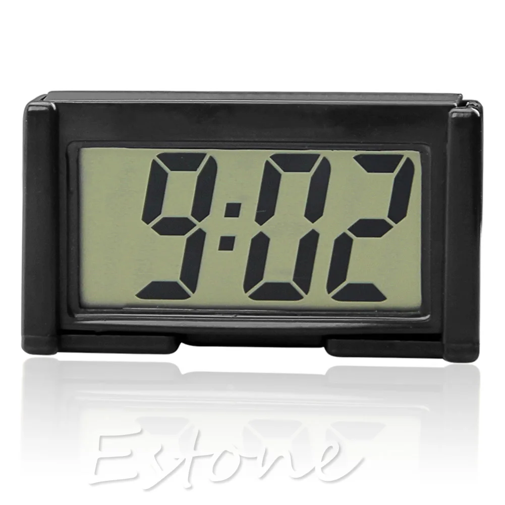 

K3NA Interior Car Auto Desk Dashboard Digital Clock LCD Screen Self-Adhesive Bracket