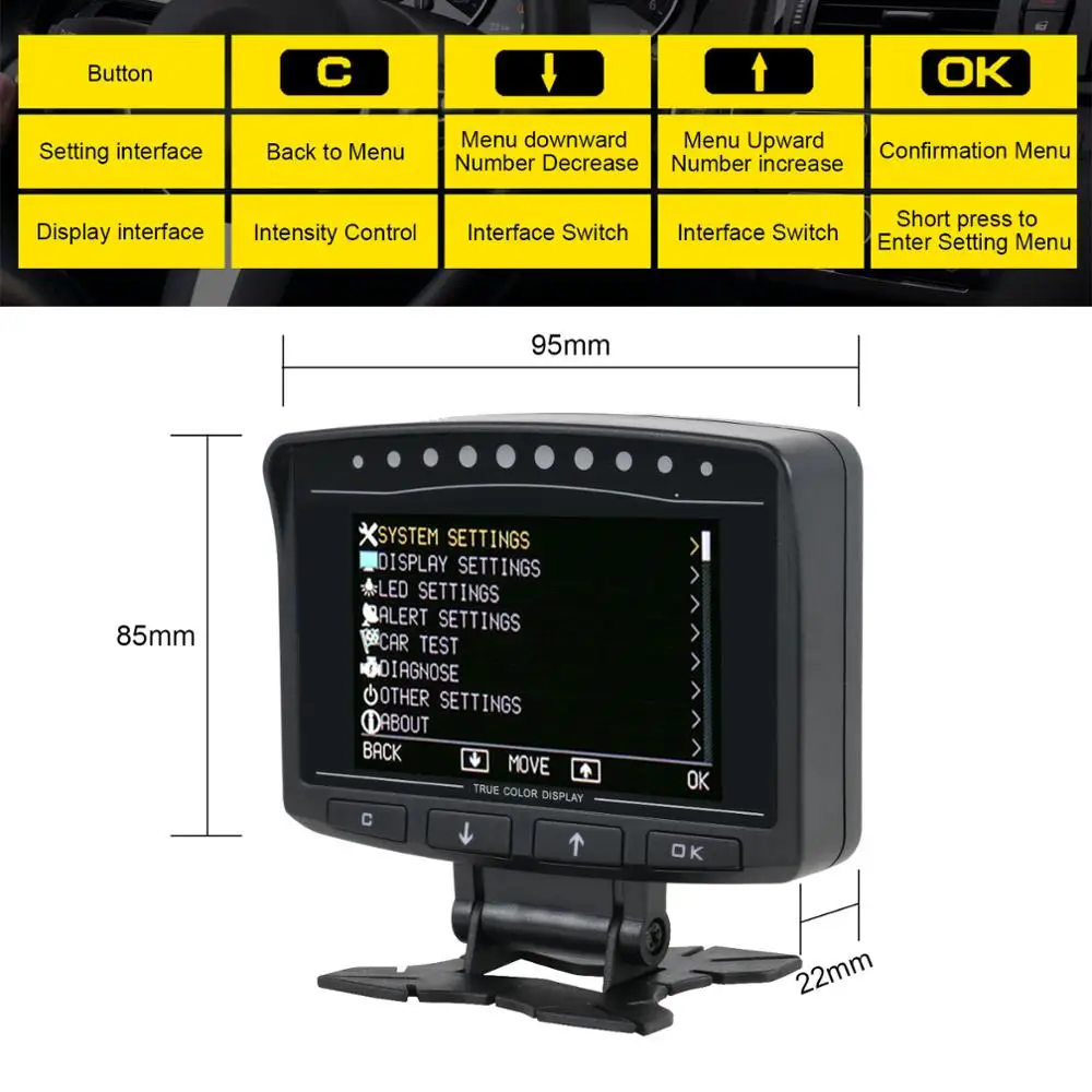 Автомобильный компьютер AUTOOL X60 X50 Pro автомобильный HUD Дисплей OBD2 детектор ошибок