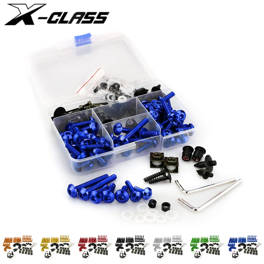 

Motorcycle Fairing Bolt Aluminum Full Bodywork Mount Screws Sets Accessories For Yamaha YZF R1 R15 V3 R25 R3 R6 FZ8 MT07 MT09